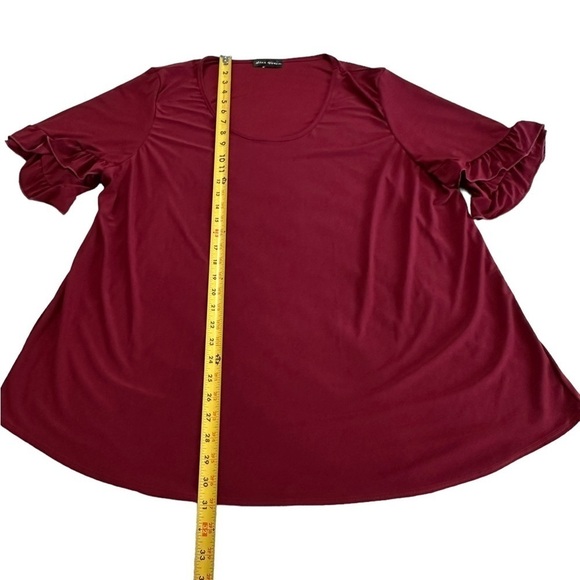 Star Vixen Women’s Ruffle Sleeve Top Size Large XL/2X - Picture 9 of 17